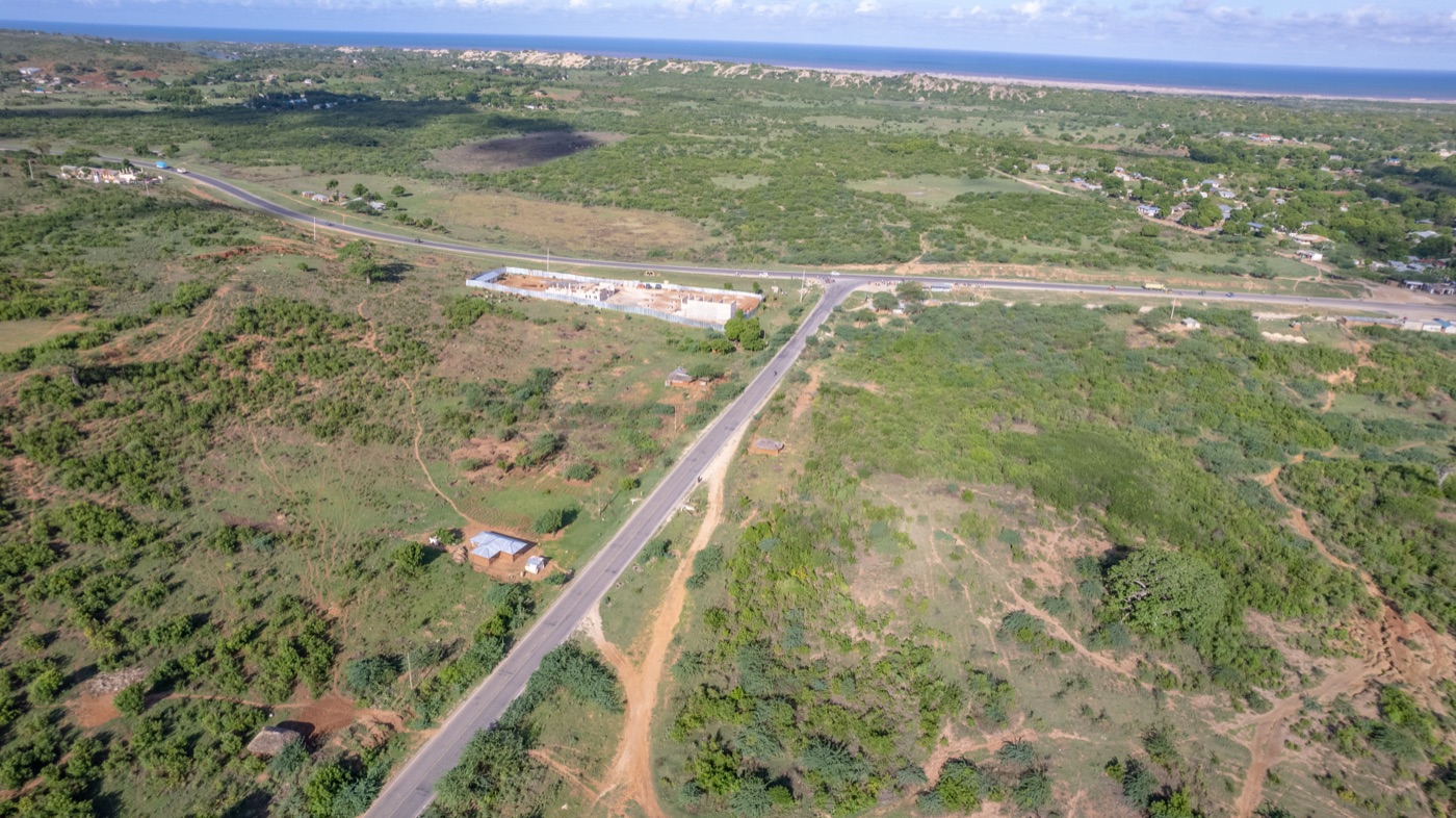 Aerial land survey drone mapping