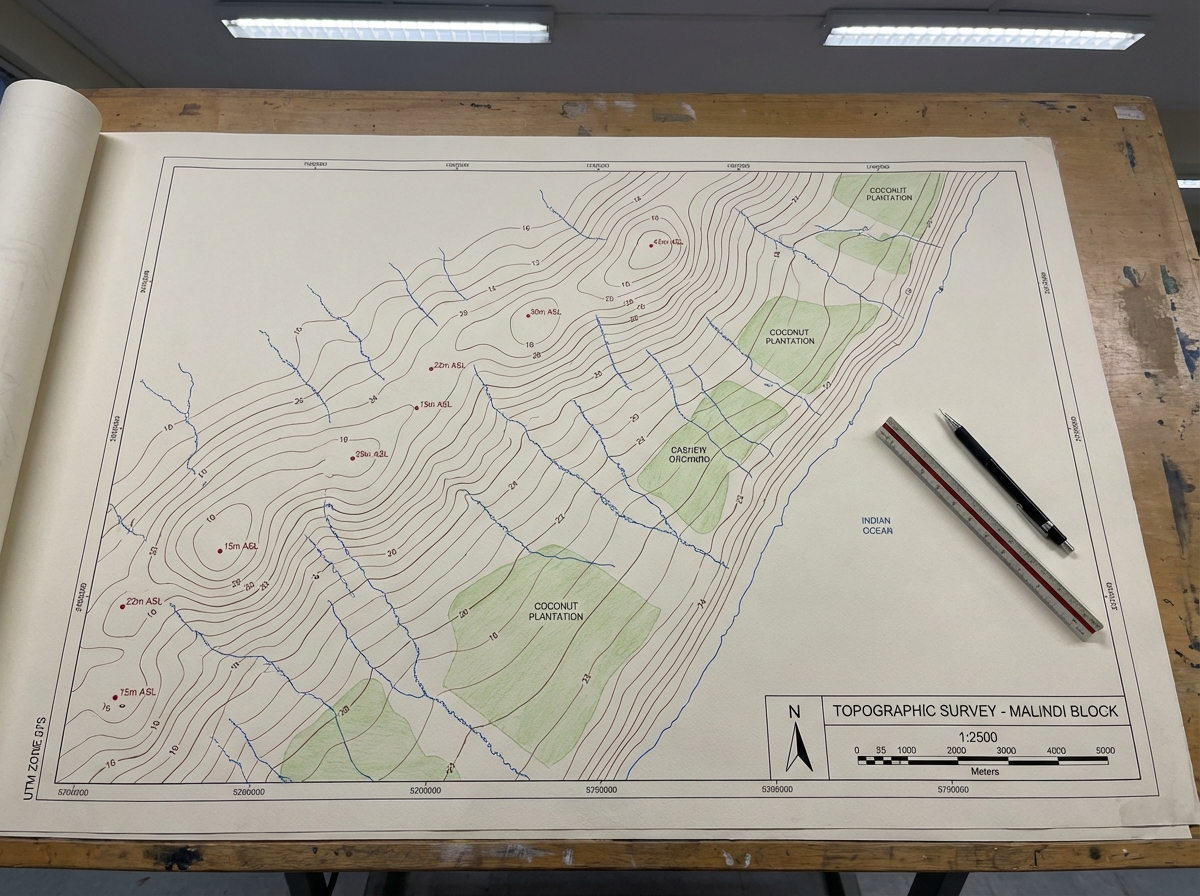 Topographic survey - terrain mapping